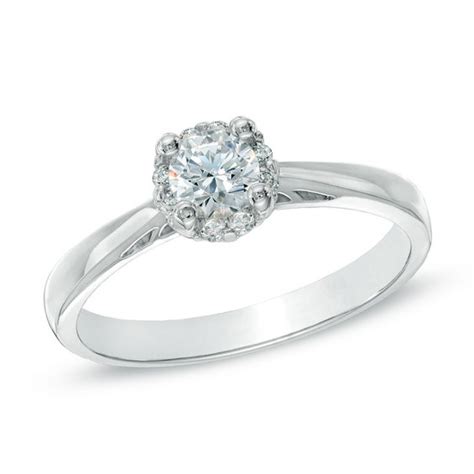 We'll find a ring that suits. 1/3 CT. T.W. Certified Canadian Diamond Engagement Ring in ...