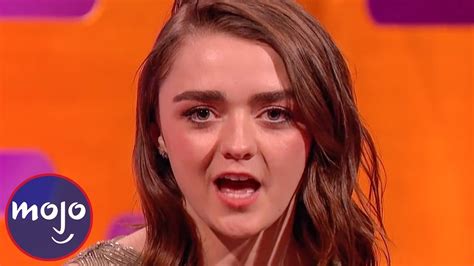 Top 10 Maisie Williams Moments Youtube