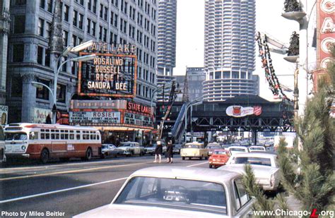 Old Chicago — 1960s State St State Lake Theatre On The Left