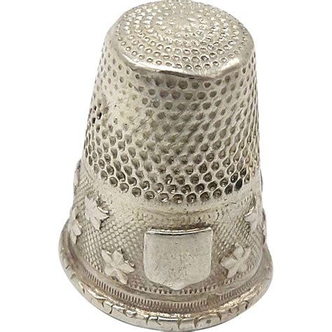 Antique Sterling Silver Thimble Thimbles Antiques Sterling Silver