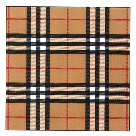 Tartan Pattern Has Triple Stripes Each Way By Burberry Limited 893228