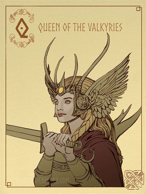 Queen Of The Valkyries Freya Norse Goddess Norse Norse Mythology