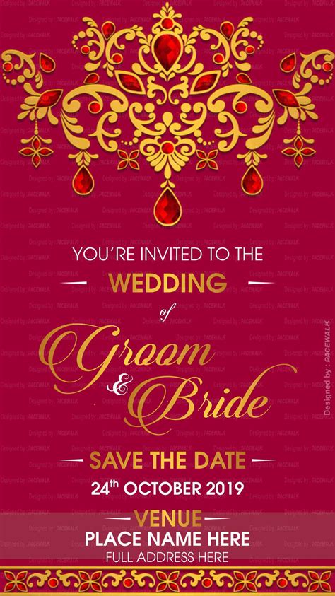 Online Wedding Invitation Card Maker Customized Wedding Ecards