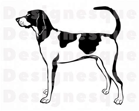 American English Coonhound Svg Dog Svg American English Etsy In 2021
