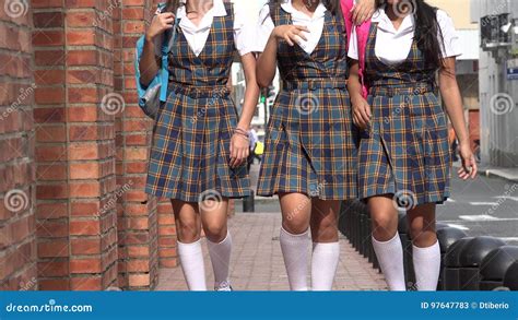 Female Student Wearing School Uniforms Stock Image Image Of Pupil