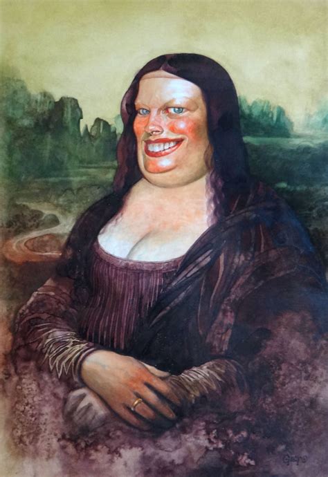 Fat Mona Lisa By Boban Savic Geto On Deviantart