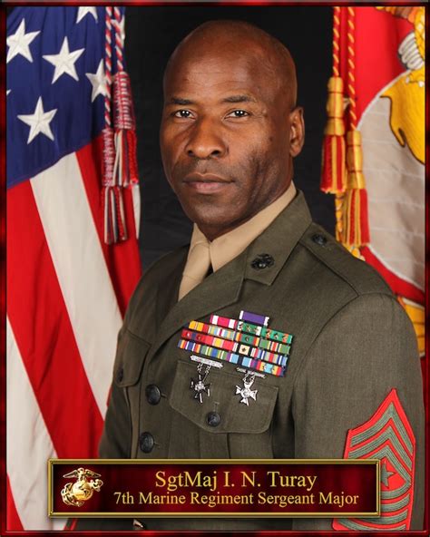 Sergeant Major Idris N Turay 1st Marine Division Leaders