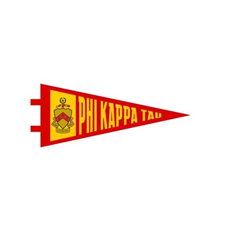 Phi Kappa Tau Pennant Decal