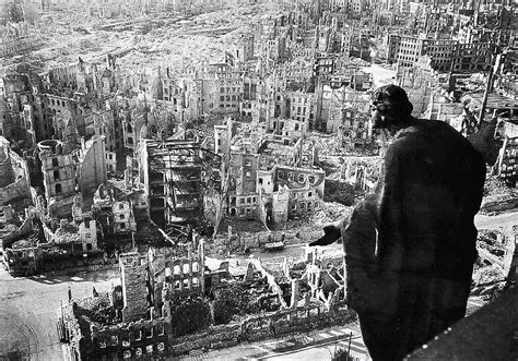 Dresden In Ruins After Allied Bombings February 1945 Photograph By