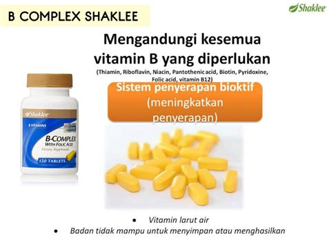 Vitamin Sihat Semulajadi Manfaat Dan Kelebihan Vitamin B Complex Shaklee