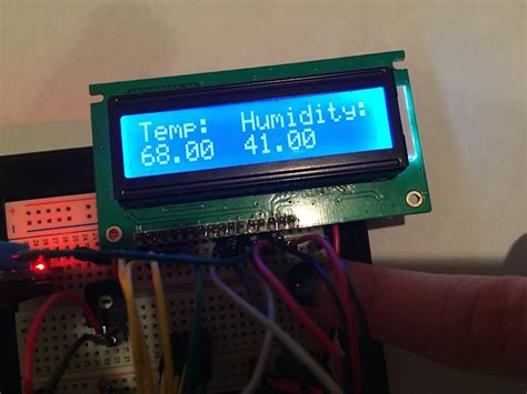 Portable Arduino Temphumidity Sensor With Lcd Arduino Project Hub