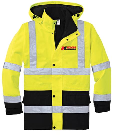 Cornerstone® Ansi 107 Class 3 Waterproof Parka Csj24 In Safety Yellow Black