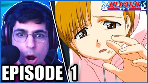 ichigo and his big sword bleach episode 1 reaction anime reaction youtube