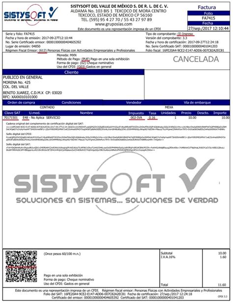 Formatos Completos Cfdi Gratis Para Ventas Y Punto De Venta