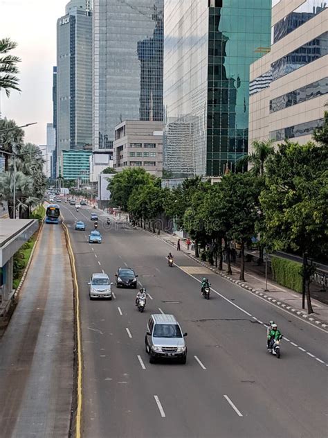 Cityscape Of Jalan Thamrin Jakarta Editorial Stock Image Image Of