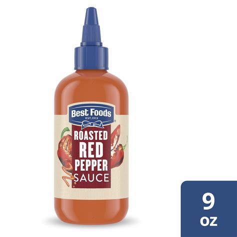 Best Foods Roasted Red Pepper Sauce 9 Oz