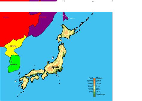 A map of japan is included if this resource is not available. ljhsdwheeler / Physical map