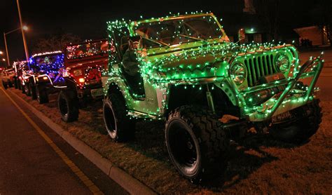 Christmas Jeep Decorated For 2008 Hampton Holly Days Parad Flickr