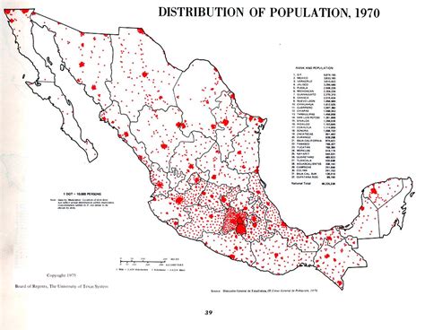 Distribución De La Población En México Tamaño Completo Ex