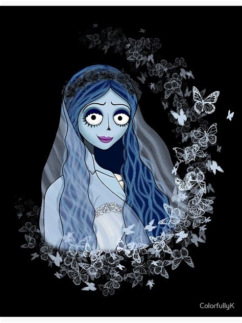 Emily Butterfly Art Tim Burtons Corpse Bride Poster For Sale By
