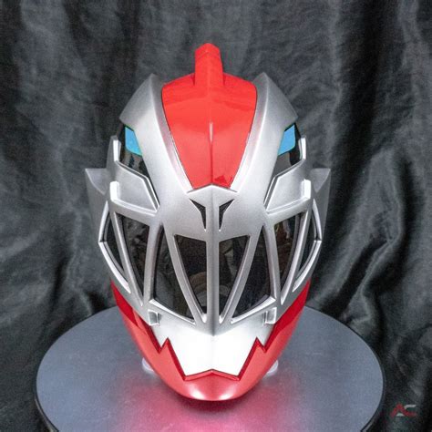 Power Rangers Dino Fury Red Ranger Helmet 3D Printed Cosplay Accessory
