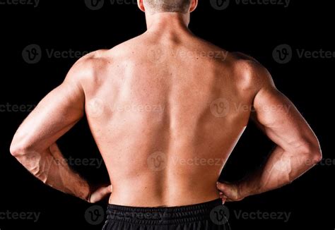 Espalda De Un Hombre Musculoso 4316540 Foto De Stock En Vecteezy