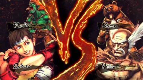Street Fighter X Tekken Arcade Mode Sakura And Blanka