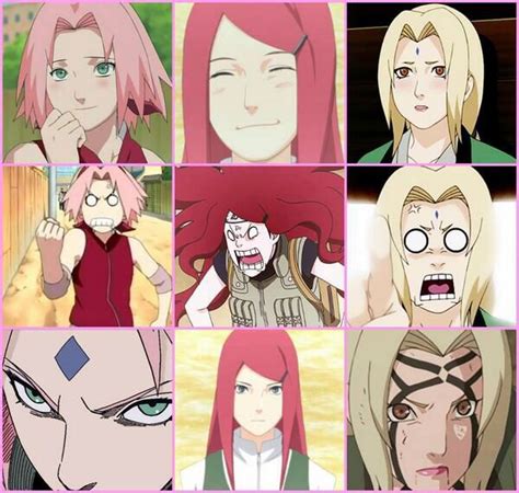 Sakura Kushina And Tsunade Naruto