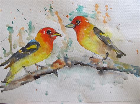 The Watercolour Log More Bird Paintings