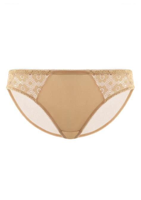Serena Comfort Nude Lace Trim Bikini Underwear Hsia