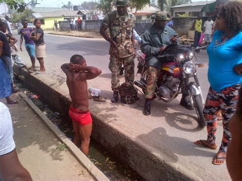 Photos Alleged Thief Beaten And Stripped By Soldiers Chi