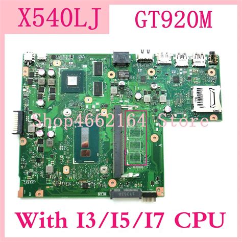 X540lj Motherboard With I3i5i7cpu Gt920m X540lj Mainboard For Asus