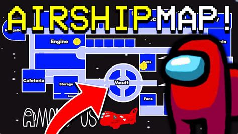 New Among Us “airship” Map Gameplay Henry Stickmin Airship Map All Rooms With Pictures Youtube