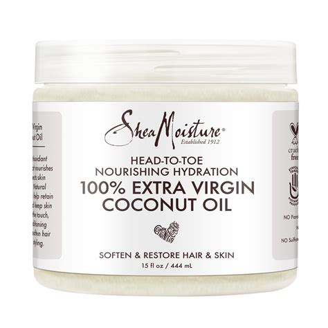 Shea Moisture 100 Extra Virgin Coconut Oil 15 Oz