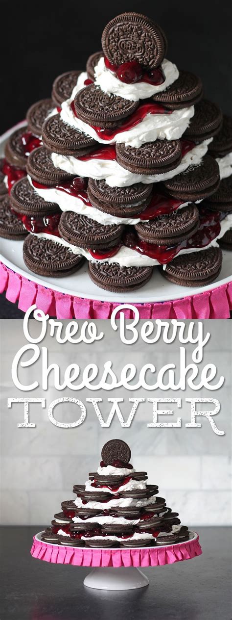 Check spelling or type a new query. No Bake Oreo Cheesecake Tower | Recipe | Desserts, Oreo ...