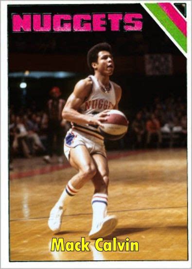 Mack Calvin Denver Nuggets Basketball Pictures Nba Legends