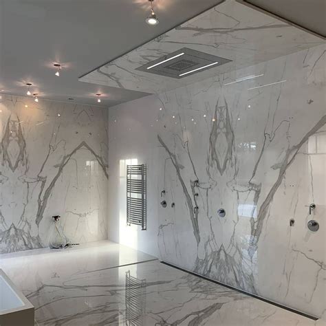 Bathroom Estatuario Sintered Stone Marble Trend Marble Granite