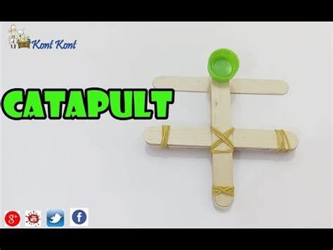 How To Make A Mini Catapult Kolay Mancinik Nasil Yapilir Youtube