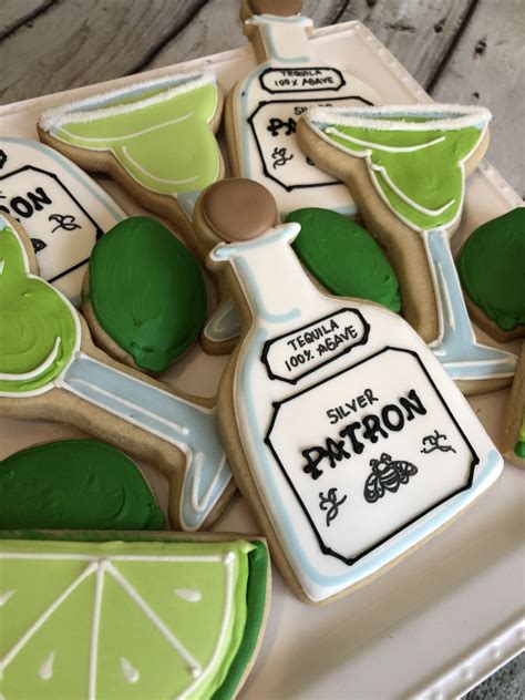 Check Out These Cool Patron Tequila Cookies That We Made For A Grown Up