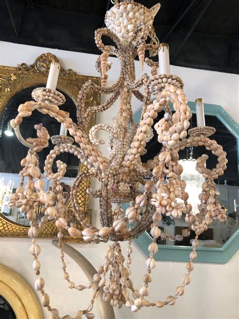 Here, you can find stylish chandeliers on sale that cost less than you thought possible. Vintage Seashell Shell Encrusted Five-Light Chandelier For ...