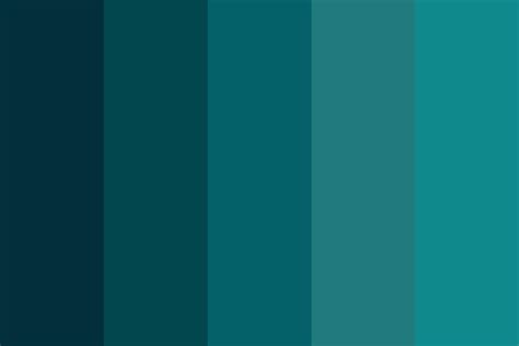 Caroline Pallette Turquoise Color Palette Teal Color