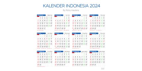 Kalender Indonesia 2024 Lengkap Community Figma