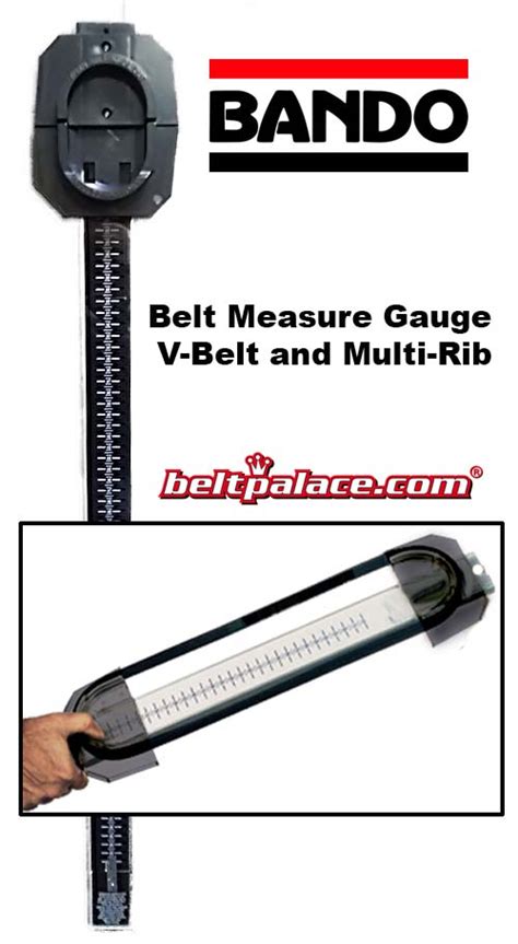 If you wear it in the middle (regular waist), use a tape measure to measure your natural waistline. Bando V-Belt and Multi-Rib Measurement Gauge (single pack ...