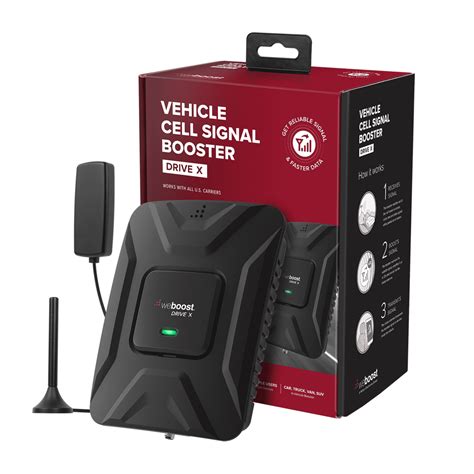 Weboost Drive X 475021 Vehicle Cell Phone Signal Booster Car Truck