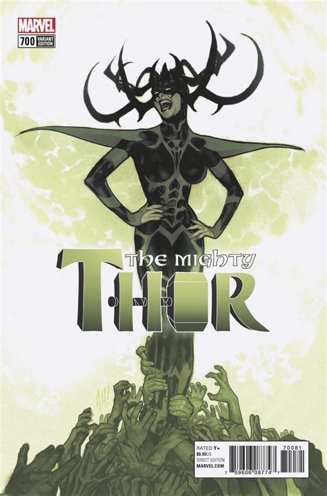 The Mighty Thor 700 2017 Legacy Variant Cover By Adam Hughes Comic