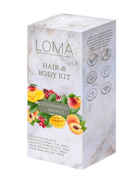 Loma Hair And Body Holiday Kit Nourishing Mango Reconnect
