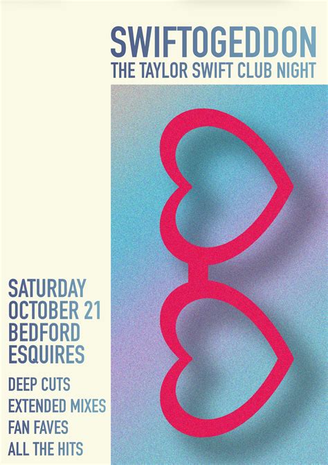 Swiftogeddon The Taylor Swift Club Night