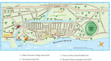 Waikiki Beach Resort Map