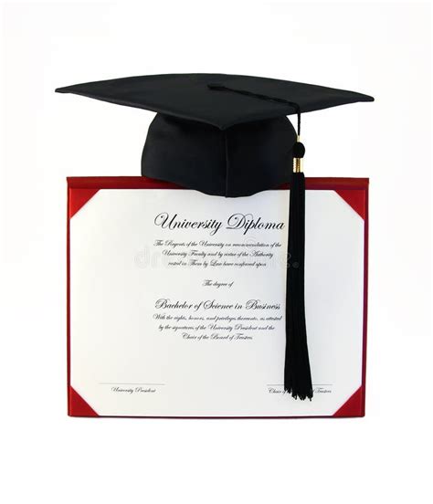 Diploma De La Universidad Foto De Archivo Imagen De Acertado 5630630