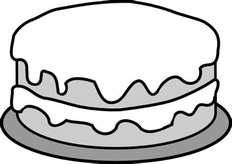 Cake Black And White Clipart Free Download On Clipartmag